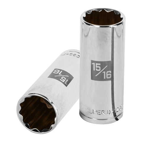 Dado largo de 15/16', 12 puntas, cuadro 1/2', Truper | D-1230-EL | 13369