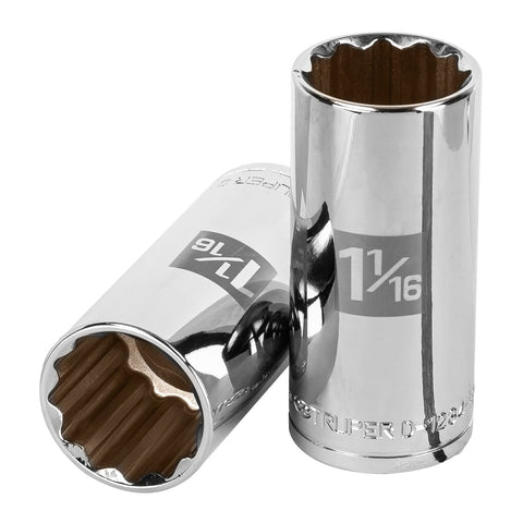 Dado largo de 1-1/16', 12 puntas, cuadro 1/2', Truper | D-1234-EL | 13371
