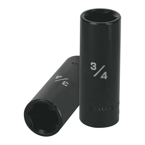Dado largo impacto de 3/4', 6 puntas, cuadro 1/2', Truper | D-7324-HL | 13392