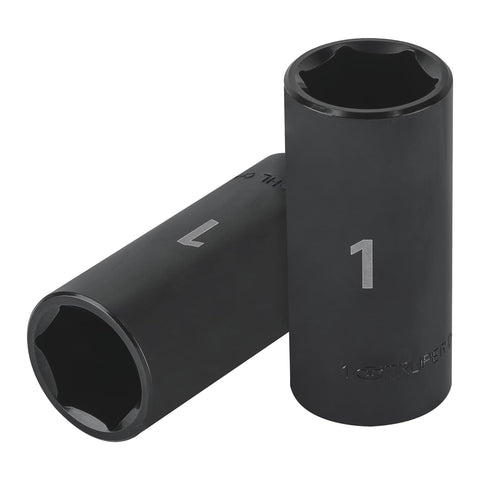 Dado largo impacto de 1', 6 puntas, cuadro 1/2', Truper | D-7332-HL | 13396