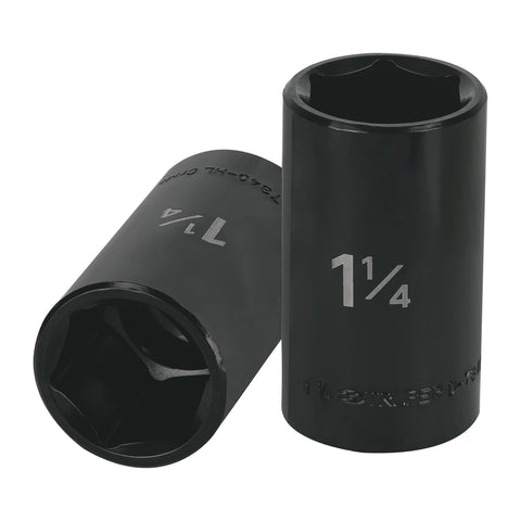 Dado largo impacto de 1-1/4', 6 puntas, cuadro 1/2', Truper | D-7340-HL | 13402
