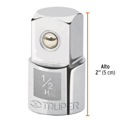 Adaptador para matraca de cuadro 1/2' a cuadro 3/4', Truper | A-5653 | 13426