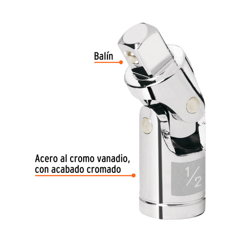 Nudo universal para dados con cuadro de 1/2', Truper | N-5470 | 13428