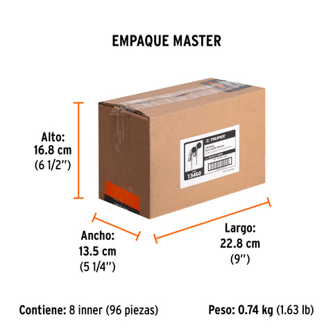 Bolsa con 2 carbones repuesto p/CEPEL-3-1/4A3 y 1/4A2,TRUPER | CB-CE-3-1/4A3 | 13460