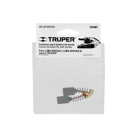 Bolsa con 2 carbones de repuesto para LIBA-3X21A2, TRUPER | CB-LB-3X21A2 | 13461