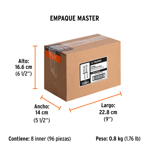 Bolsa con 2 carbones de repuesto para LIBA-3X21A2, TRUPER | CB-LB-3X21A2 | 13461
