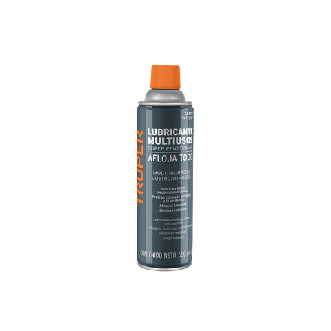 Lubricante multiusos en aerosol, 550ml (19oz), TRUPER | WT-550 | 13472