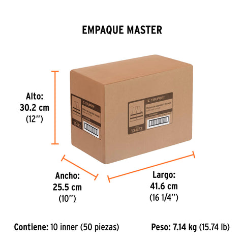 Chaleco de seguridad naranja alta visibilidad con cierre | CHS-600N | 13473