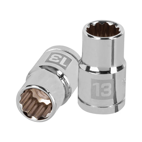 Dado de 13 mm, 12 puntas, cuadro 1/2', Truper | D-1213-EM | 13527
