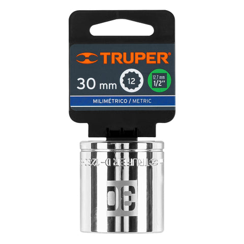 Dado de 30 mm, 12 puntas, cuadro 1/2', Truper | D-1230-EM | 13544