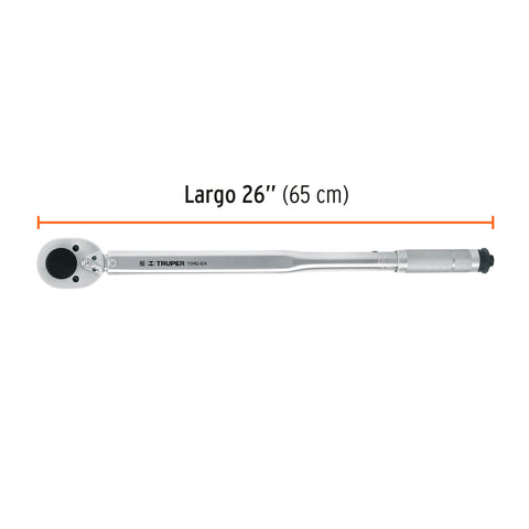 Torquímetro micrométrico, cuadro 3/4', Truper | TORQ-3/4 | 13547