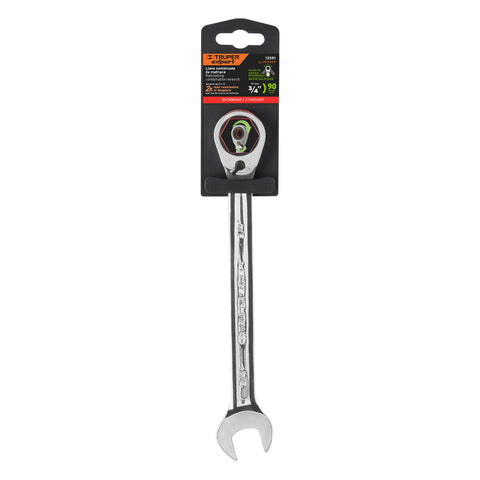 Llave combinada matraca reversible 3/4'x242 mm largo, Expert | LL-2024XR | 13551
