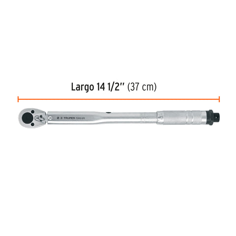 Torquímetro de trueno, dos lecturas, cuadro 3/8', Truper | TORQ-3/8 | 13567