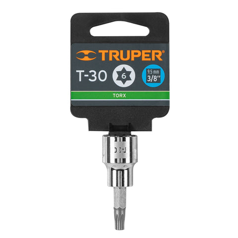 Dado punta torx T-30, cuadro 3/8', Truper | D-523930-W | 13573