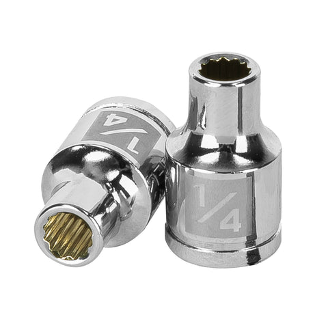 Dado de 1/4', 12 puntas, cuadro 3/8', Truper | D-3808 | 13580