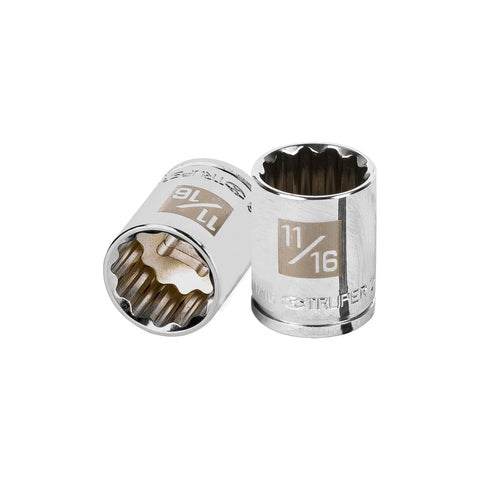 Dado de 11/16', 12 puntas, cuadro 3/8', Truper | D-3822 | 13587