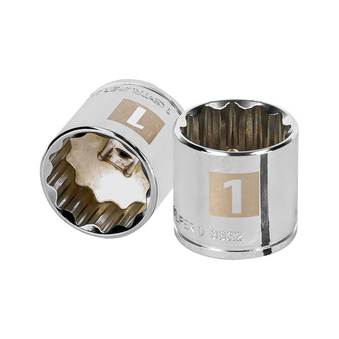 Dado de 1', 12 puntas, cuadro 3/8', Truper | D-3832 | 13592