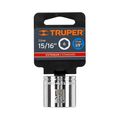 Dado de 15/16', 6 puntas, cuadro 3/8', Truper | D-3830-H | 13616