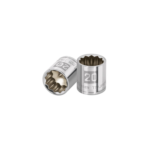 Dado de 20 mm, 12 puntas, cuadro 3/8', Truper | D-3820-M | 13640