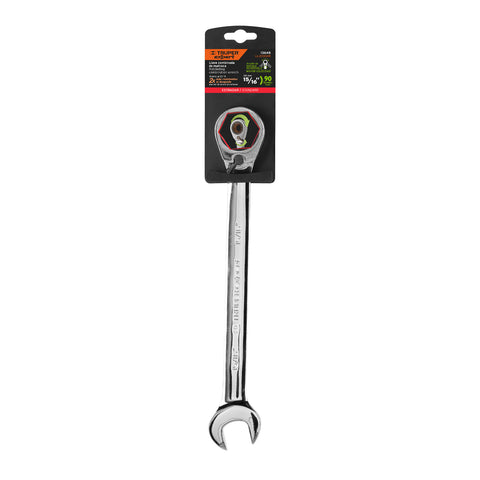 Llave combinada matraca reversible 15/16'x332mm largo,Expert | LL-2030XR | 13648