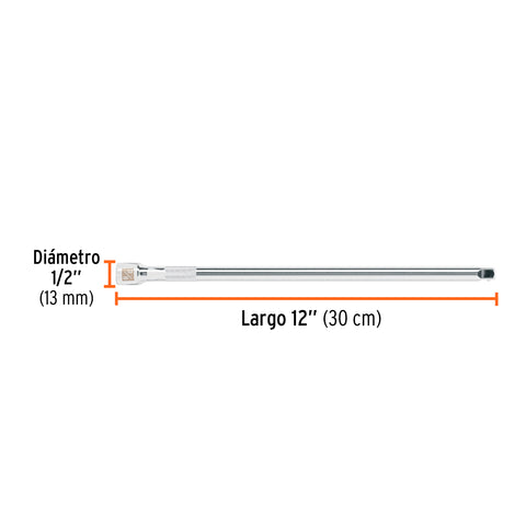 Extensión de 12' para matraca, cuadro 3/8', Truper | E-5262 | 13667