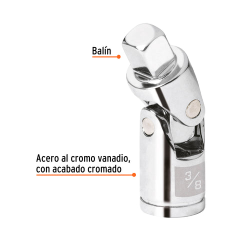 Nudo universal para dados con cuadro de 3/8', Truper | N-5270 | 13669