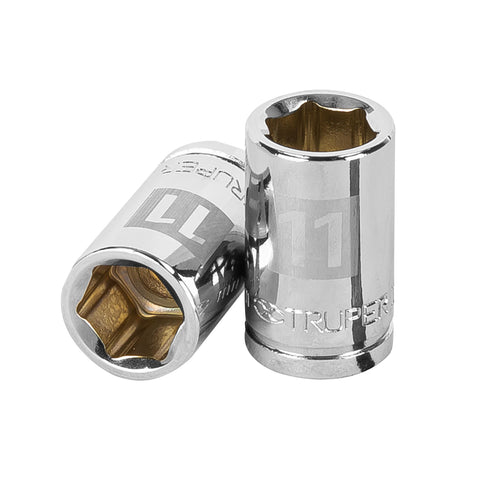 Dado de 11 mm, 6 puntas, cuadro 3/8', Truper | D-3811-HM | 13675