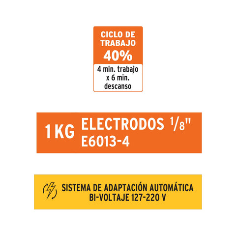 Soldadora inversora 160A, Bi-voltaje 127/220V, TRUPER | SOIN-120/160 | 13695