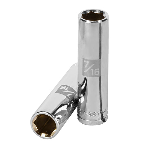 Dado largo de 7/16', 6 puntas, cuadro 3/8', Truper | D-3814-HL | 13713