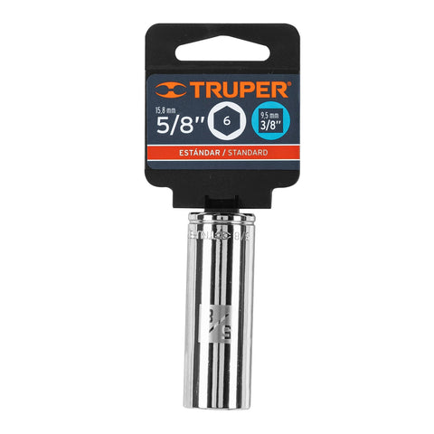 Dado largo de 5/8', 6 puntas, cuadro 3/8', Truper | D-3820-HL | 13716