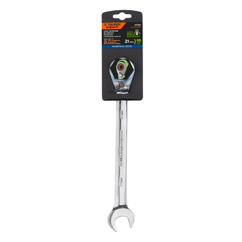 Llave combinada matraca reversible 21mmx288 mm largo, Expert | LL-2021MXR | 13758