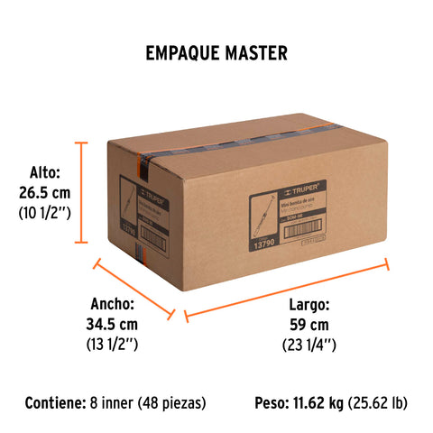 Mini bomba manual para bicicleta, 60 PSI, TRUPER | BOM-MI | 13790