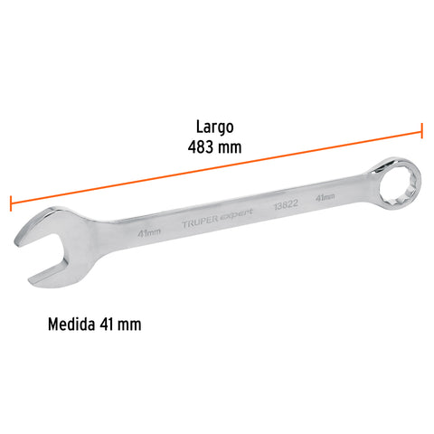 Llave combinada extralarga 41 mm x 483 mm de largo, Expert | LL-2041M | 13822