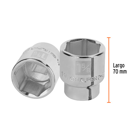 Dado de 1-5/8', 6 puntas, cuadro 3/4', Truper | D-3452-H | 13834