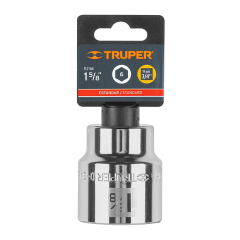 Dado de 1-5/8', 6 puntas, cuadro 3/4', Truper | D-3452-H | 13834