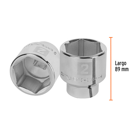 Dado de 2', 6 puntas, cuadro 3/4', Truper | D-3464-H | 13840