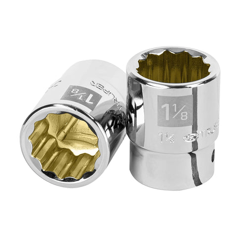 Dado de 1-1/8', 12 puntas, cuadro 3/4', Truper | D-3436 | 13856