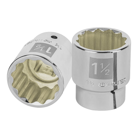 Dado de 1-1/2', 12 puntas, cuadro 3/4', Truper | D-3448 | 13862