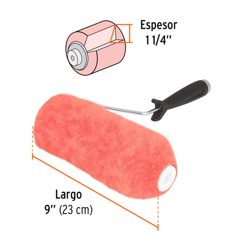 Rodillo para pintar 9' x 1-1/4' superficies extrarrugosas | ROPI-930 | 13879