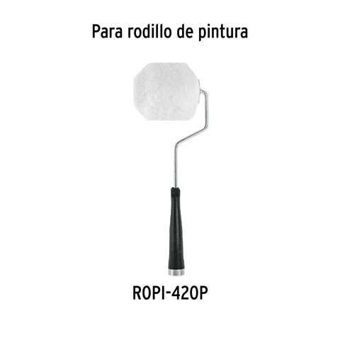 Bolsa c/1 felpa para mini rodillo poliéster 4'x3/4', TRUPER | R-ROPI-420P | 13897