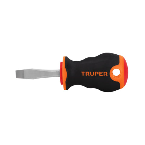Desarmador plano 1/4' x 1-1/2' mango Comfort Grip, Truper | DR-1/4X1-1/2B | 14003