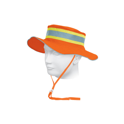 Sombrero naranja alta visibilidad con reflejante, Truper | SR-600N | 14009