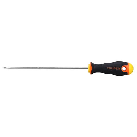 Desarmador cabinet 1/8' x 6' mango Comfort Grip, Truper | DG-1/8X6B | 14025
