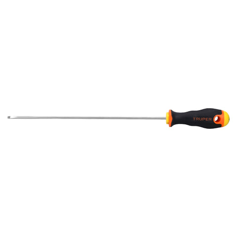 Desarmador cabinet 1/8' x 8' mango Comfort Grip, Truper | DG-1/8X8B | 14027