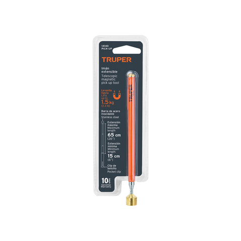 Imán extensible de acero inoxidable, 1.5 kg, Truper | PICK-UP | 14140