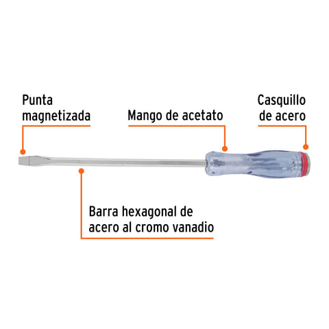 Desarmador plano de golpe 5/16' x 8', Truper Expert | GO-5/16X8P | 14164