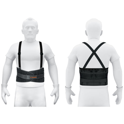 Faja lumbar con tercer cinturón, talla M, Truper | FAJA-MX | 14216