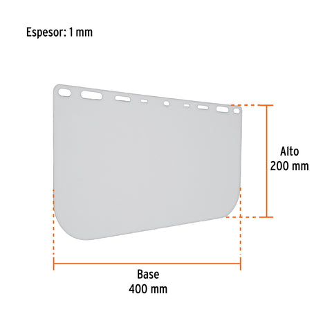 Repuesto para protector facial PF-500, Truper | REP-PF | 14222