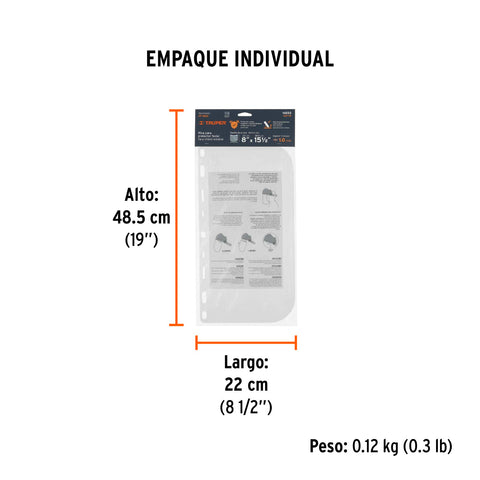 Repuesto para protector facial PF-500, Truper | REP-PF | 14222