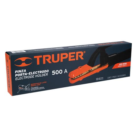 Pinza porta electrodo de 500 A, Truper | PPE-500 | 14233